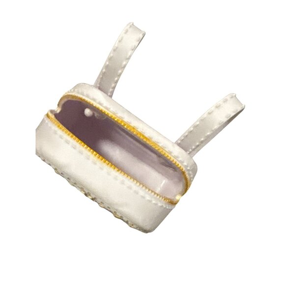 LOL Surprise Doll Miniature Swag Backpack Bag Gold & White - Picture 6 of 6